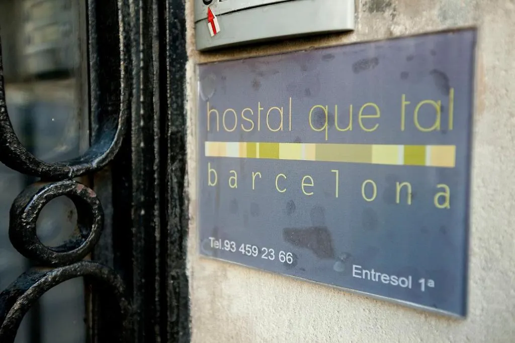 Hostal Que Tal Barselona Konukevi